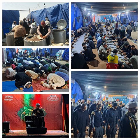 هم اکنون دوازده موکب در مرز مهران واعتاب مقدسه باتمام ظرفیت  آماده پذیرایی از زائرین حسینی هستند