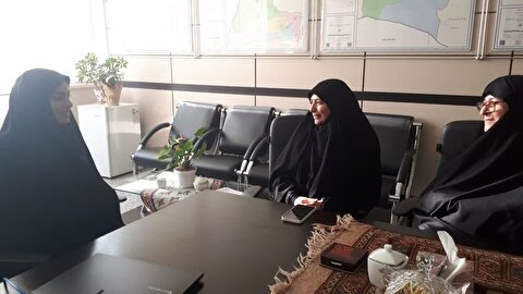 دیدار مسئول امور بانوان ستاد توسعه و بازسازی عتبات عالیات کشور با مدیرکل دفتر امور زنان و خانواده استانداری خراسان شمالی